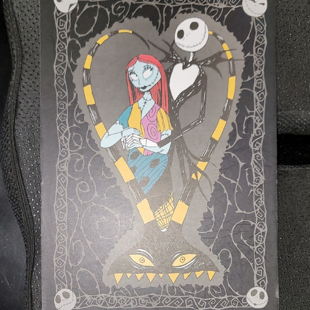 Disney Nightmare Before Christmas Art - Black, Yellow, Blue, Red
